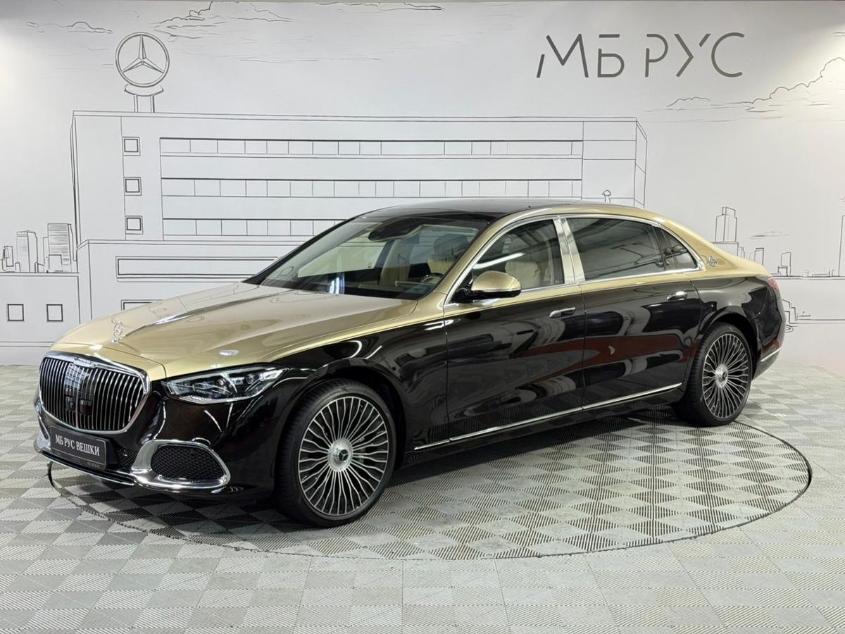 Автомобиль Mercedes-Benz Maybach S-Класс II поколение (Z223) 580 4.0 AT 4Matic (503 л.с.) Base Чёрный 2023 с пробегом 800 км
