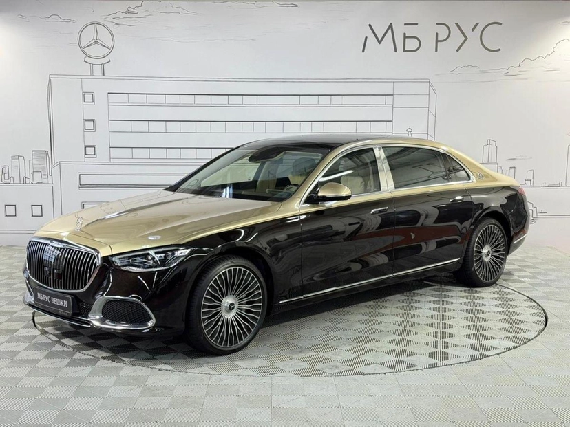 Автомобиль Mercedes-Benz Maybach S-Класс II поколение (Z223) 580 4.0 AT 4Matic (503 л.с.) Base Чёрный 2023 с пробегом 800 км