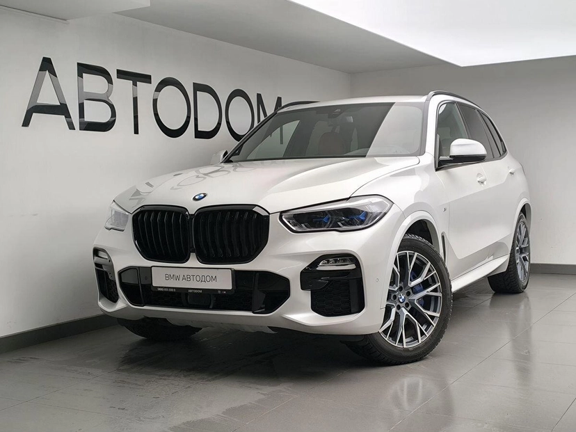 Автомобиль BMW X5 IV поколение (G05) 3.0d AT 4WD (249 л.с.) M Sport Plus Белый 2020 с пробегом 49 858 км