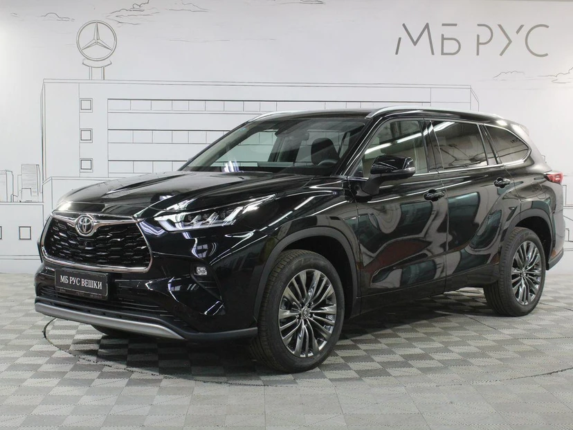 Toyota Highlander IV поколение 2.0 AT 4WD (248 л.с.) Premium Чёрный 2026 с пробегом 50 км
