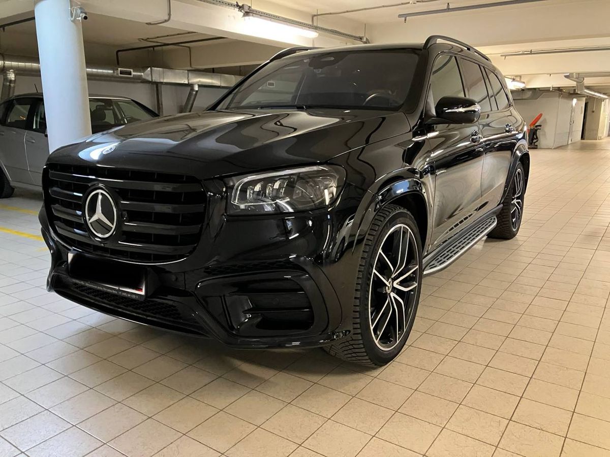 Автомобиль Mercedes-Benz GLS II (X167) [рестайлинг] 450 3.0d AT 4Matic (367 л.с.) Base Чёрный 2024 с пробегом 25 621 км