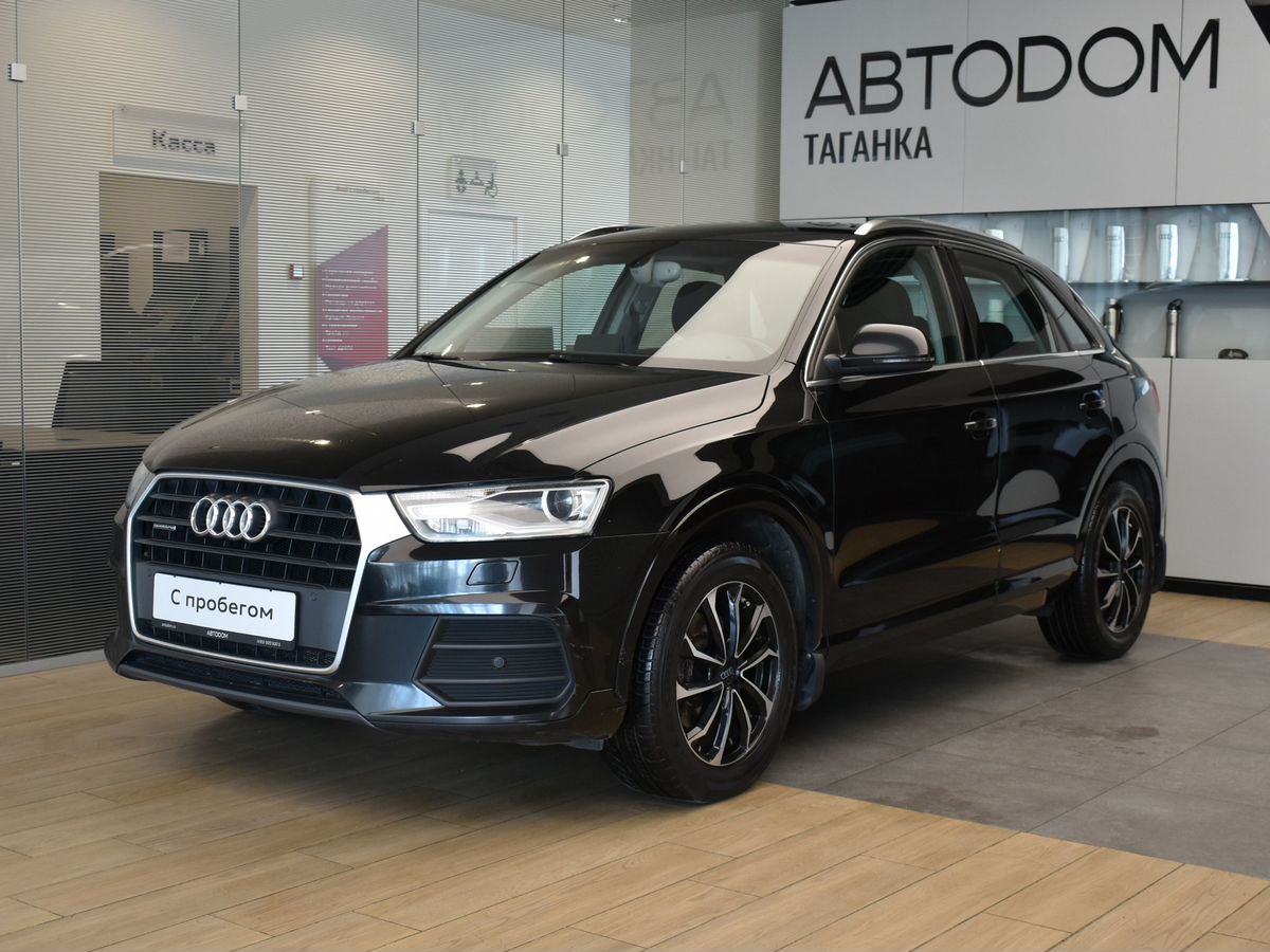 Audi Q3 I (8U) [рестайлинг] 2.0 AMT 4WD (180 л.с.) Comfort Чёрный 2015 с пробегом 148 820 км