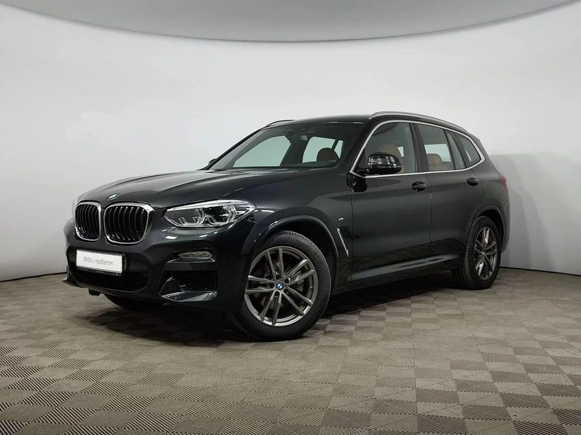 BMW X3 III поколение (G01) 2.0d AT 4WD (190 л.с.) M Sport Чёрный 2019 с пробегом 123 200 км