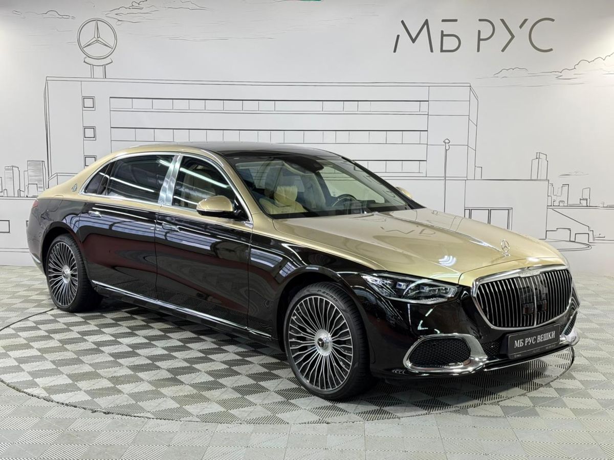 Автомобиль Mercedes-Benz Maybach S-Класс II поколение (Z223) 580 4.0 AT 4Matic (503 л.с.) Base Чёрный 2023 с пробегом 800 км