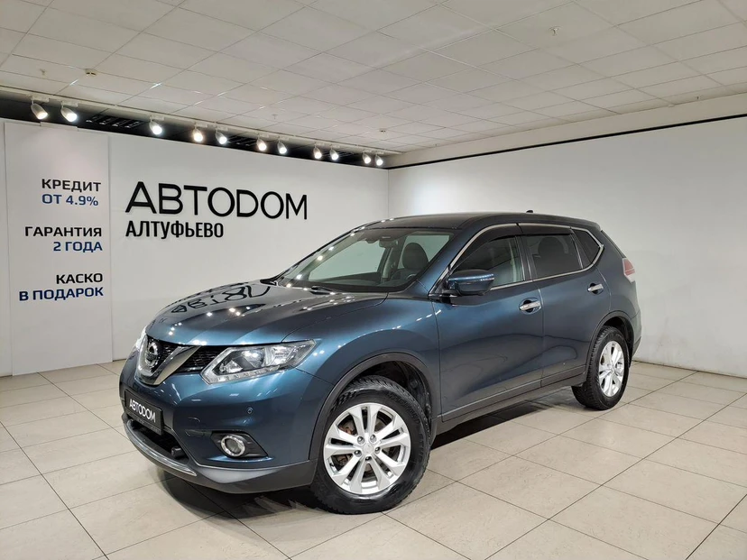 Автомобиль Nissan X-Trail III поколение (T32) 2.0 CVT 4WD (144 л.с.) LE Синий 2018 с пробегом 162 004 км