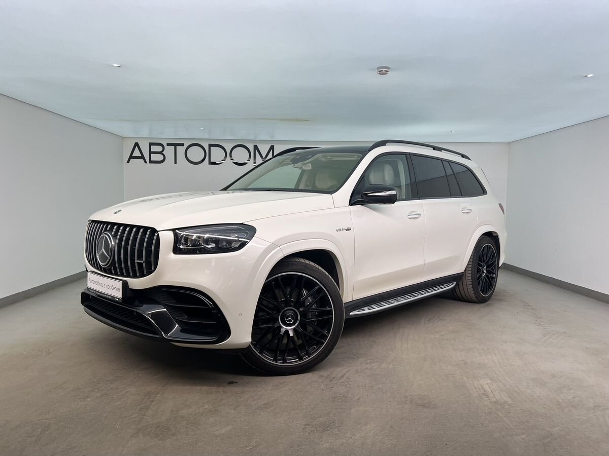 Mercedes-Benz GLS AMG II поколение (X167) 63 AMG 4.0 AT 4Matic (612 л.с.) AMG Белый 2020 с пробегом 84 461 км