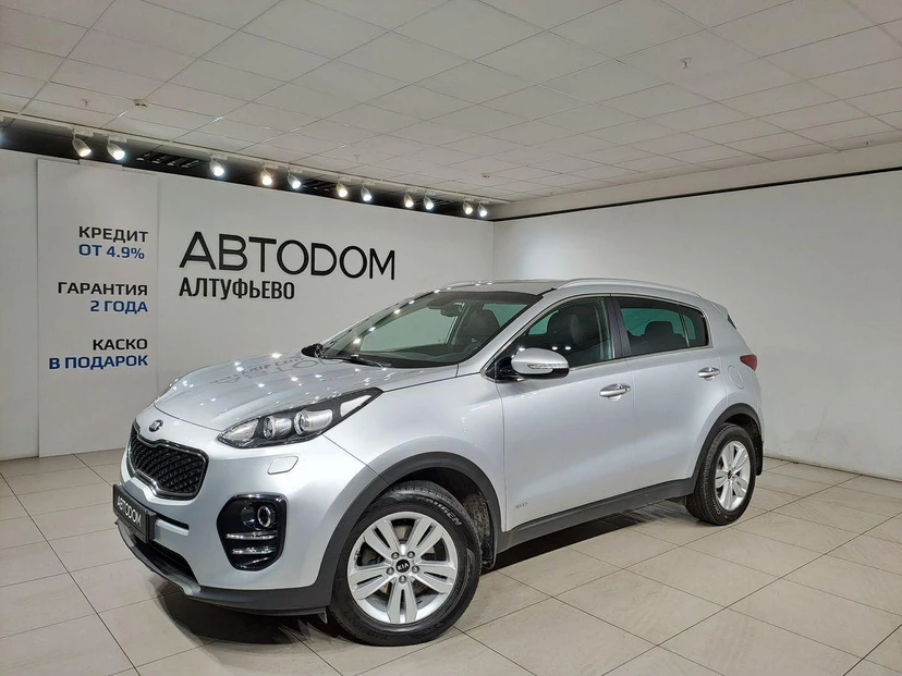 Kia Sportage IV поколение 2.0 AT 4WD (150 л.с.) Comfort RED Line Серебристый 2017 с пробегом 102 000 км