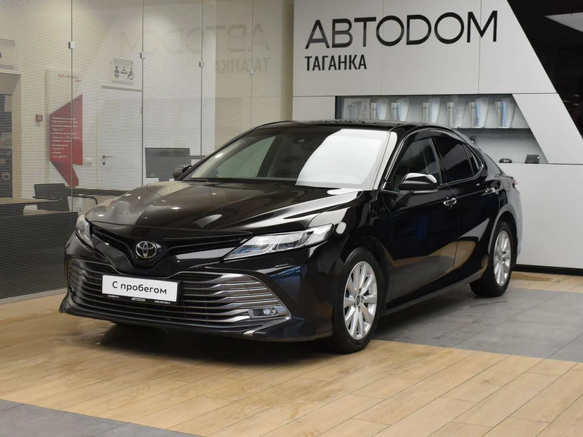 Toyota Camry VIII поколение (XV70) 2.5 AT (181 л.с.) Элеганс Safety Чёрный 2020 с пробегом 56 194 км