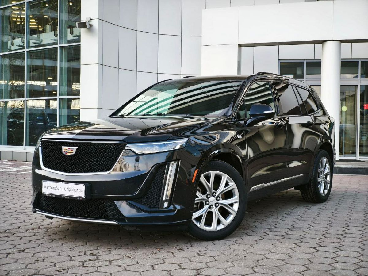 Автомобиль Cadillac XT6 I поколение 2.0 AT 4WD (200 л.с.) Premium Luxury Чёрный 2020 с пробегом 123 965 км
