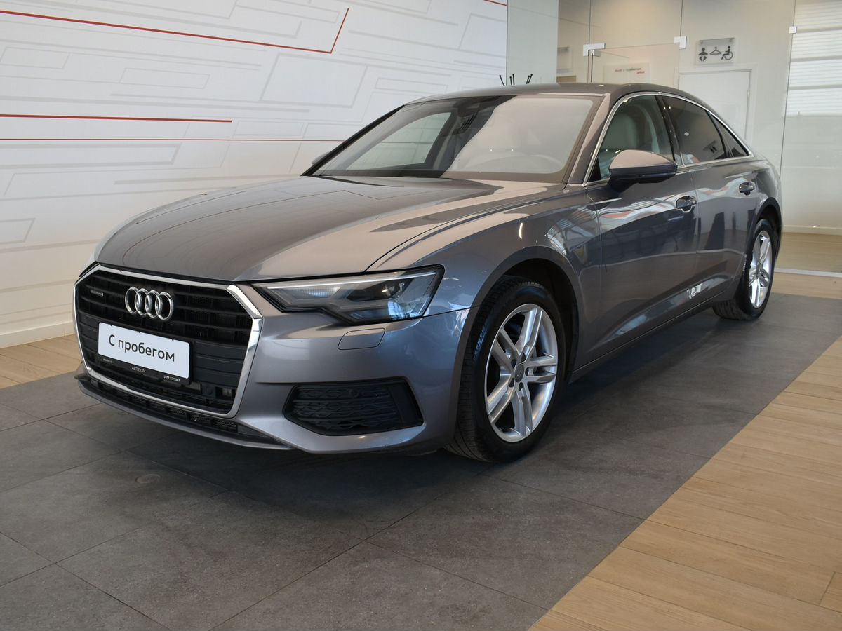 Автомобиль Audi A6 V поколение (C8) 2.0d AMT (190 л.с.) Advance Серый 2021 с пробегом 102 285 км
