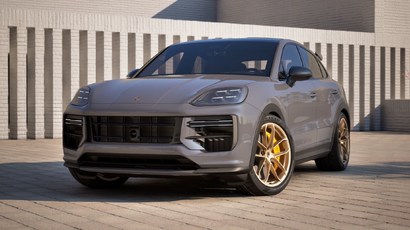 Автомобиль Porsche Cayenne III [рестайлинг] Turbo GT 4.0 AT 4WD (659 л.с.) Turbo GT Серый 2025 