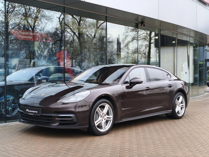 Автомобиль Porsche Panamera II поколение 4S Executive 2.9 AMT 4WD (440 л.с.) Base Коричневый 2017 с пробегом 120 074 км