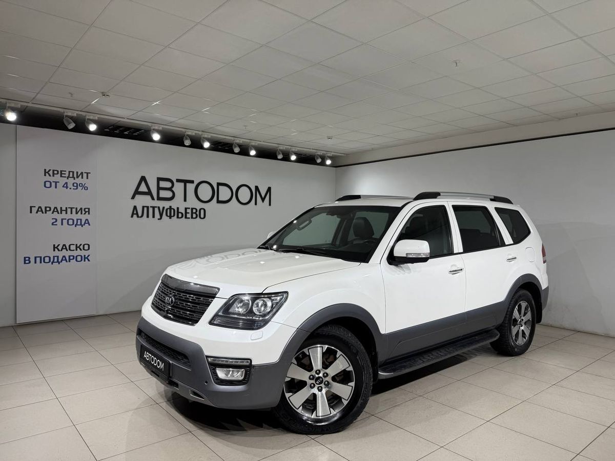 Автомобиль Kia Mohave I [рестайлинг] 3.0d AT 4WD (250 л.с.) Premium Белый 2018 с пробегом 158 620 км
