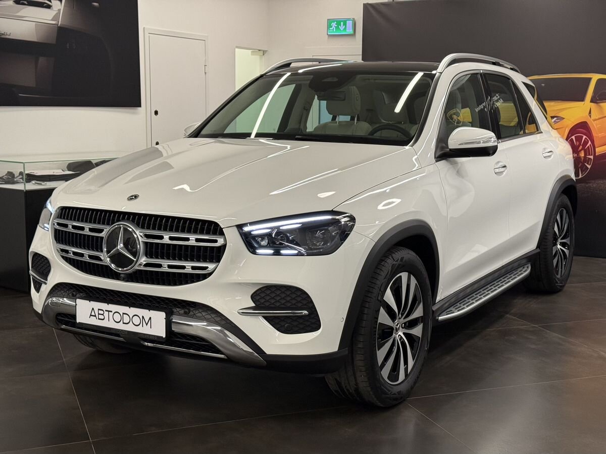 Автомобиль Mercedes-Benz GLE II (V167) [рестайлинг] 300 2.0d AT 4Matic (269 л.с.) Premium Белый 2025 с пробегом 39 км