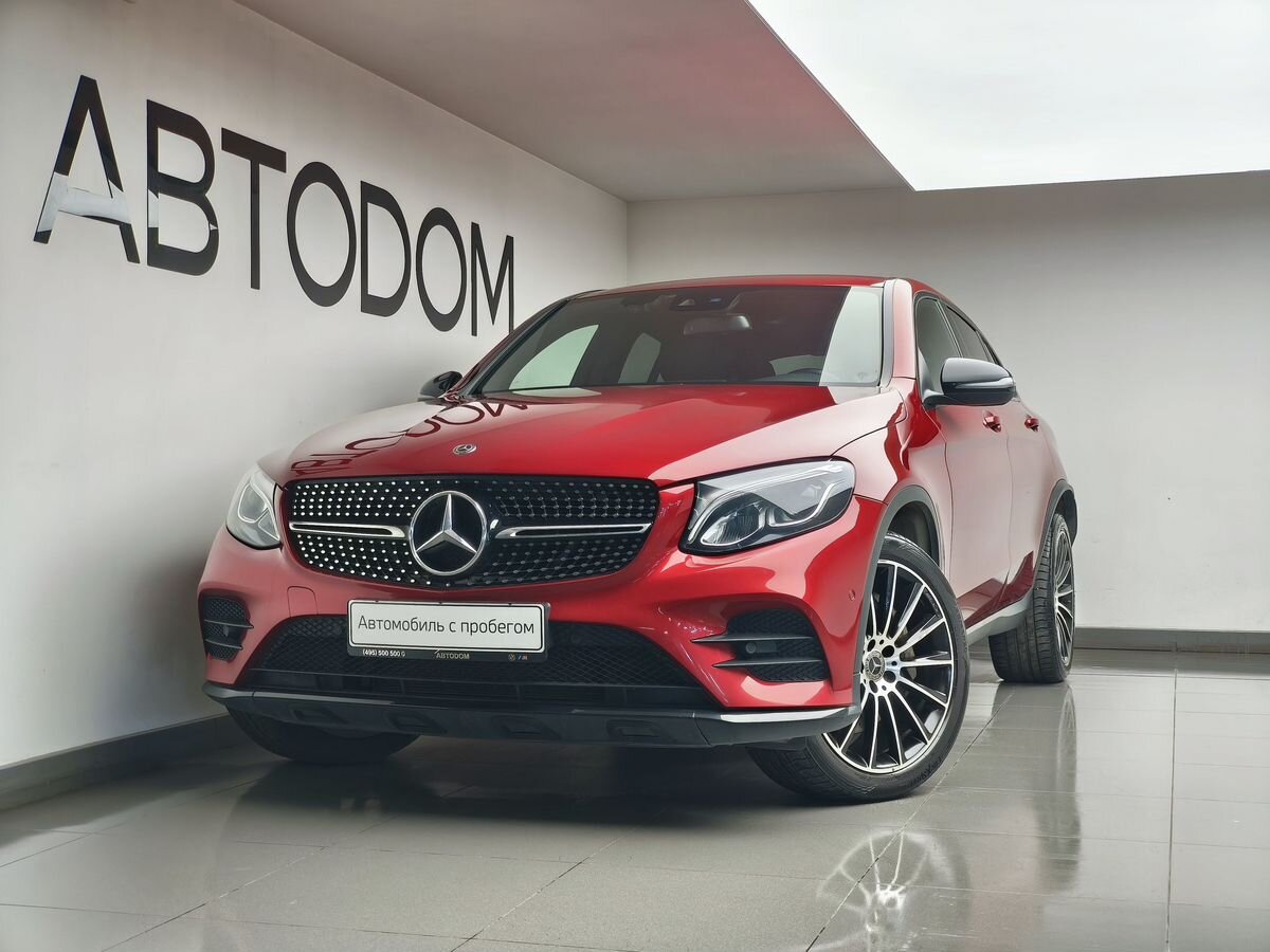 Mercedes-Benz GLC coupe I поколение (C253) 250 2.1d AT 4Matic (204 л.с.) Sport Красный 2019 с пробегом 116 014 км