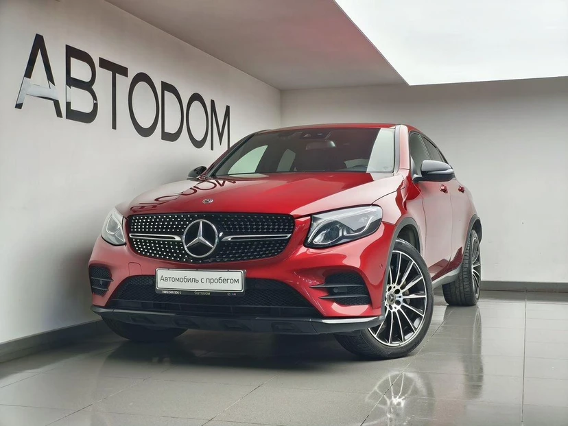 Mercedes-Benz GLC coupe I поколение (C253) 250 2.1d AT 4Matic (204 л.с.) Sport Красный 2019 с пробегом 116 014 км