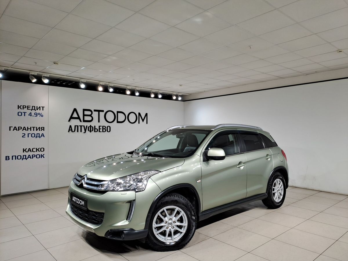 Автомобиль Citroen C4 AirCross I поколение 2.0 CVT (150 л.с.) Dynamique Зелёный 2013 с пробегом 104 662 км