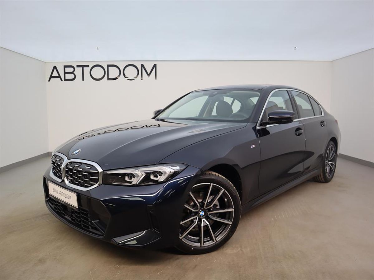 Автомобиль BMW 3 серии VII (G20/G21/G28) [2-й рестайлинг] 2.0 AT (184 л.с.) Base Чёрный 2024 