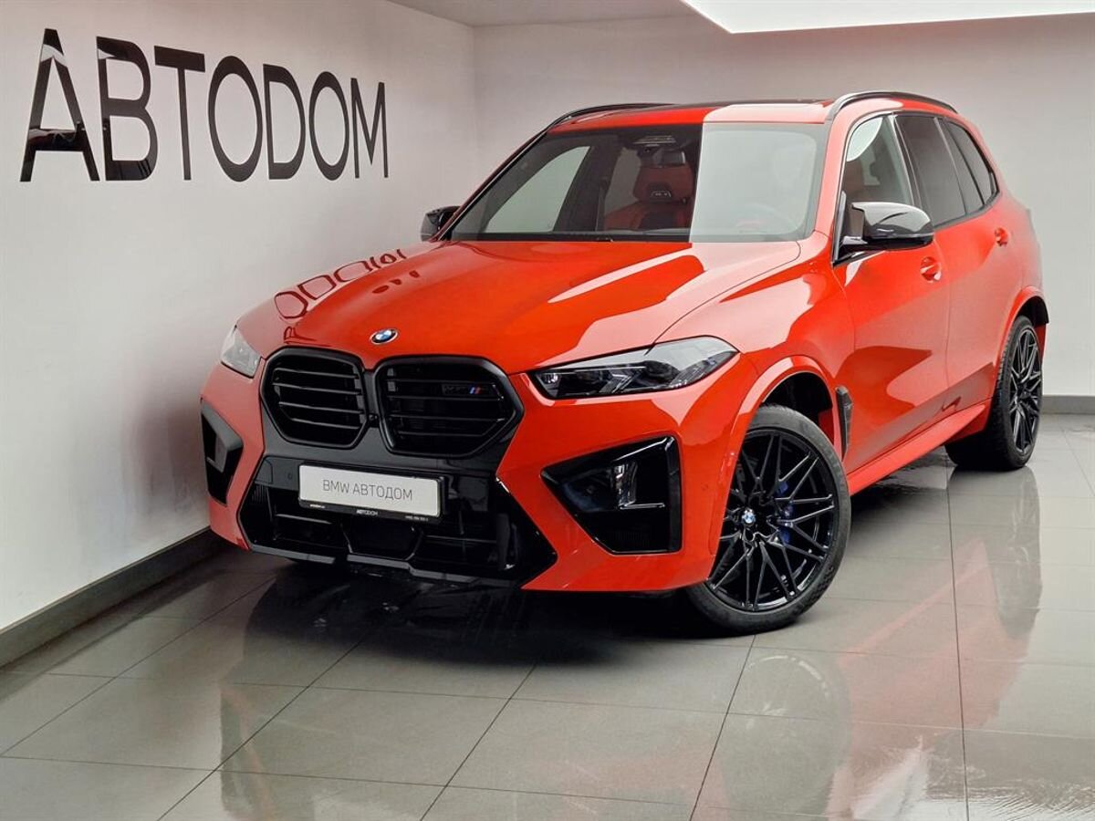 Автомобиль BMW X5 M III (F95) [рестайлинг] 4.4 AT 4WD (625 л.с.) X5 M Competition Красный 2024 с пробегом 5 286 км