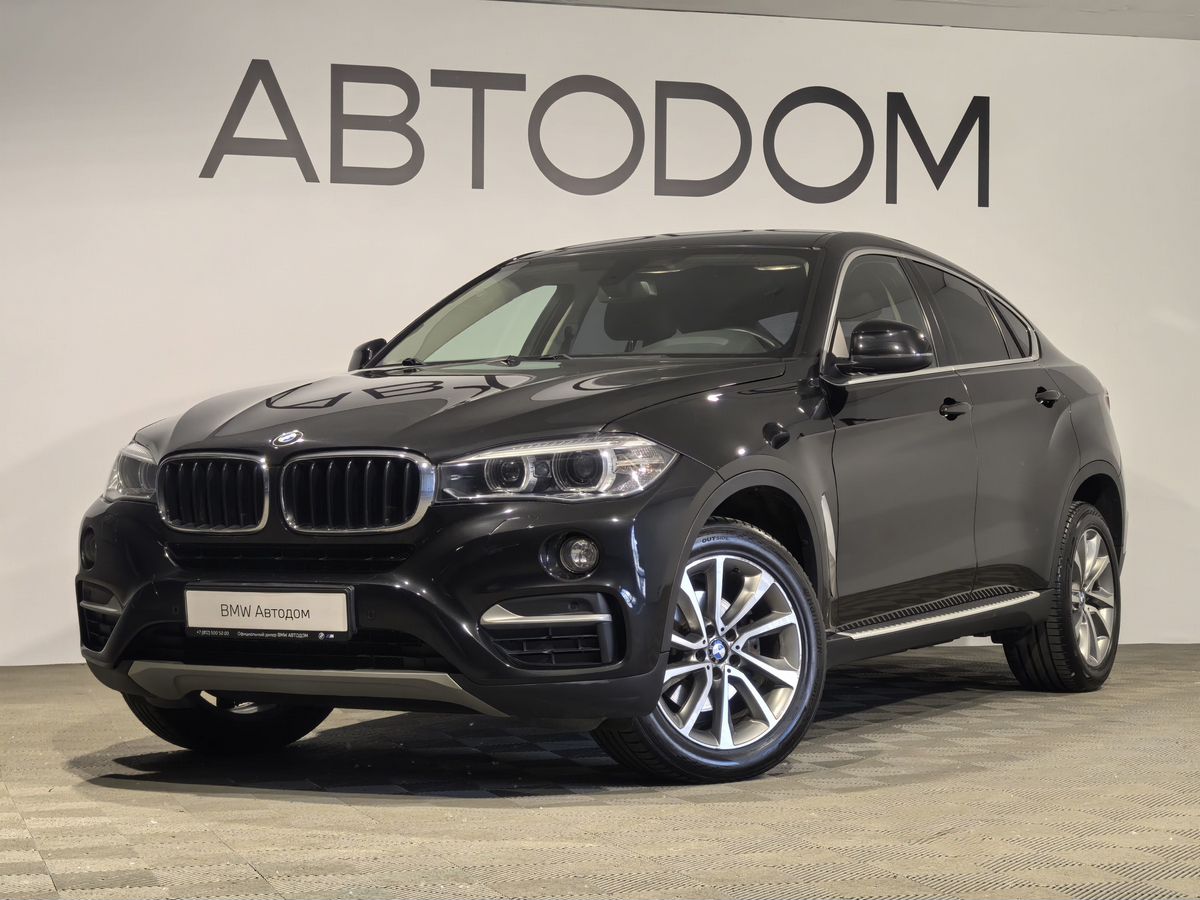 BMW X6 II поколение (F16) 3.0d AT 4WD (249 л.с.) Prestige Чёрный 2018 с пробегом 88 564 км