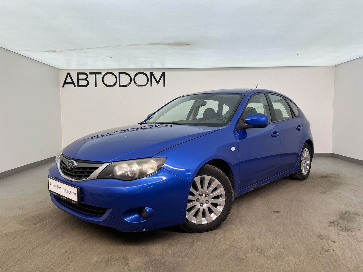 Автомобиль Subaru Impreza III поколение 2.0 AT 4WD (150 л.с.) Base Синий 2008 с пробегом 192 000 км
