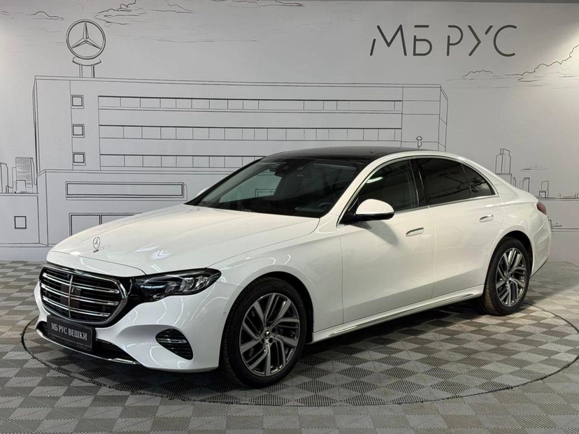 Автомобиль Mercedes-Benz E-Класс VI поколение (W214/S214) 2.0d AT 4Matic (197 л.с.) Base Белый 2024 с пробегом 5 335 км