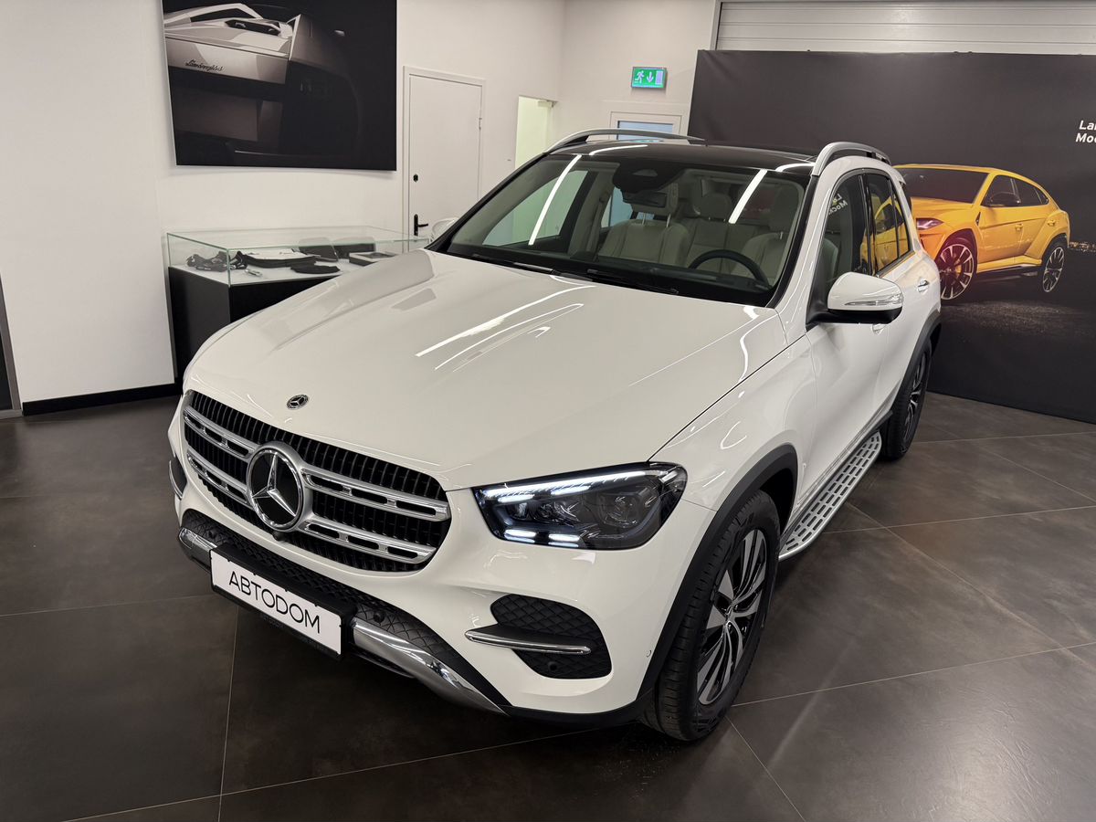 Автомобиль Mercedes-Benz GLE II (V167) [рестайлинг] 300 2.0d AT 4Matic (269 л.с.) Premium Белый 2025 с пробегом 39 км