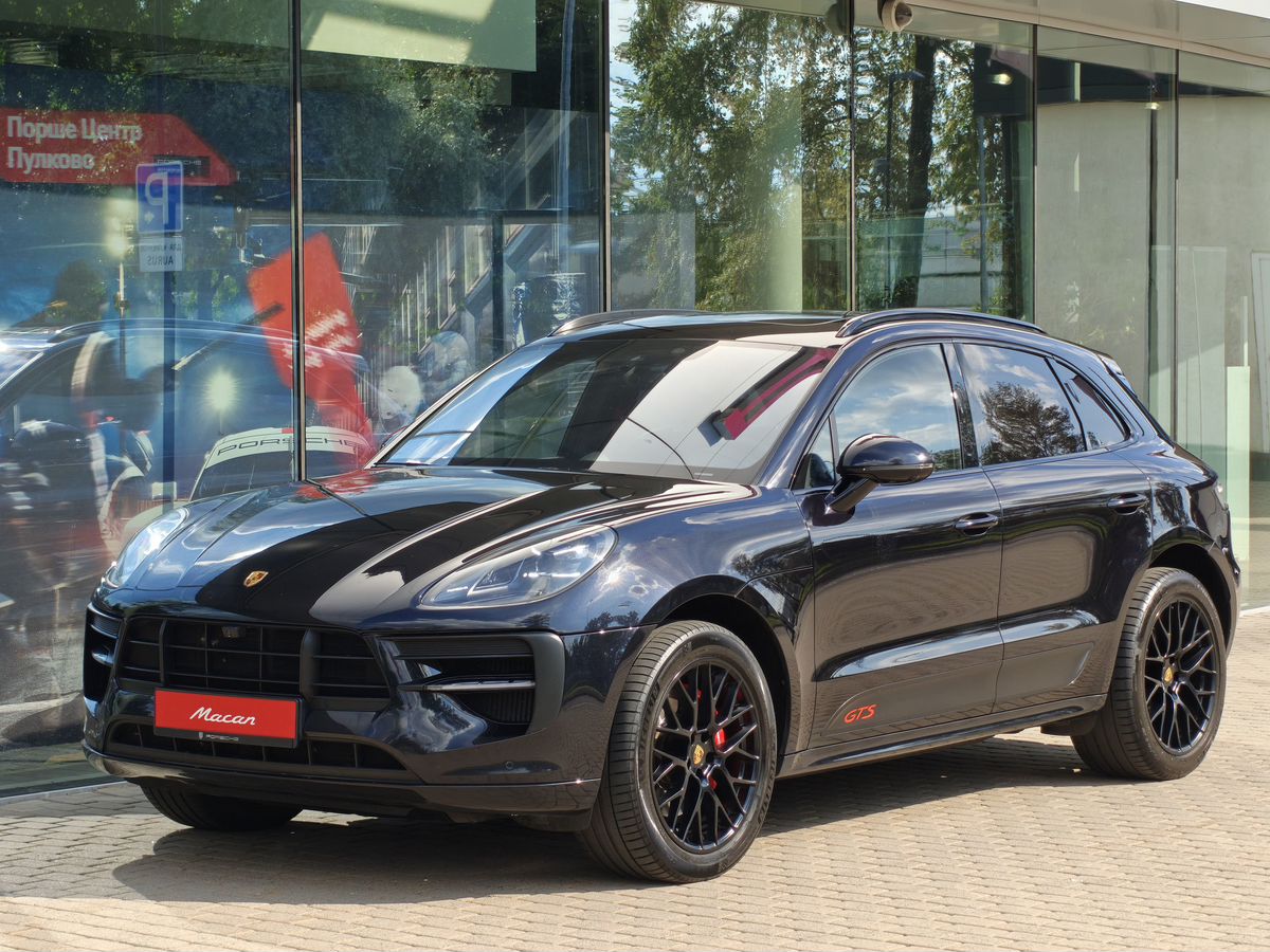 Porsche Macan I [рестайлинг] GTS 2.9 AMT 4WD (380 л.с.) GTS Чёрный 2021 с пробегом 75 700 км