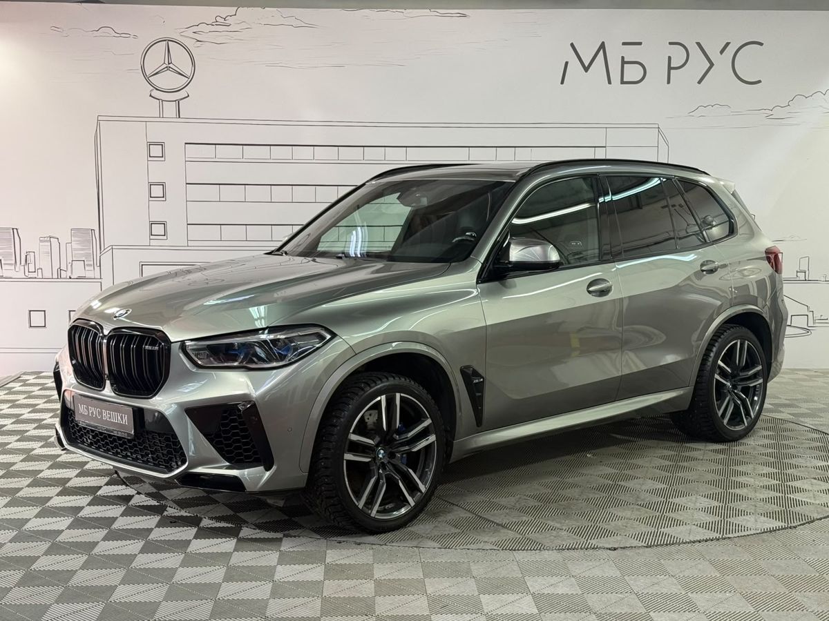 BMW X5 M III поколение (F95) 4.4 AT 4WD (600 л.с.) SE Серый 2021 с пробегом 55 000 км