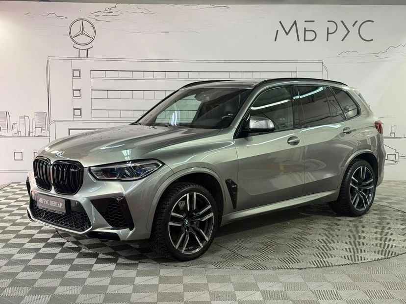 BMW X5 M III поколение (F95) 4.4 AT 4WD (600 л.с.) SE Серый 2021 с пробегом 55 000 км