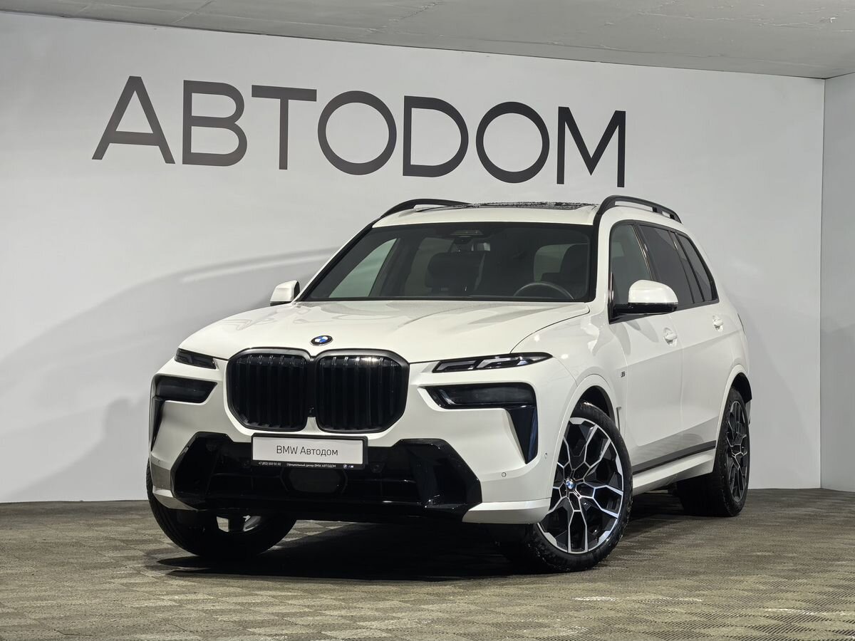 Автомобиль BMW X7 I (G07) [рестайлинг] 3.0d AT 4WD (340 л.с.) M Sport Pro Белый 2025 с пробегом 15 611 км