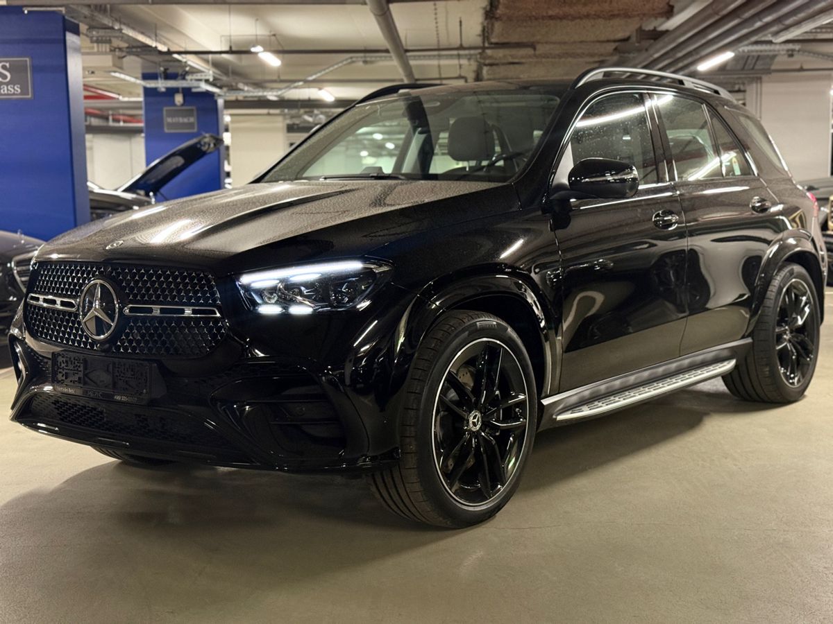 Автомобиль Mercedes-Benz GLE II (V167) [рестайлинг] 450 3.0 AT 4Matic (381 л.с.) Base Чёрный 2025 с пробегом 31 км