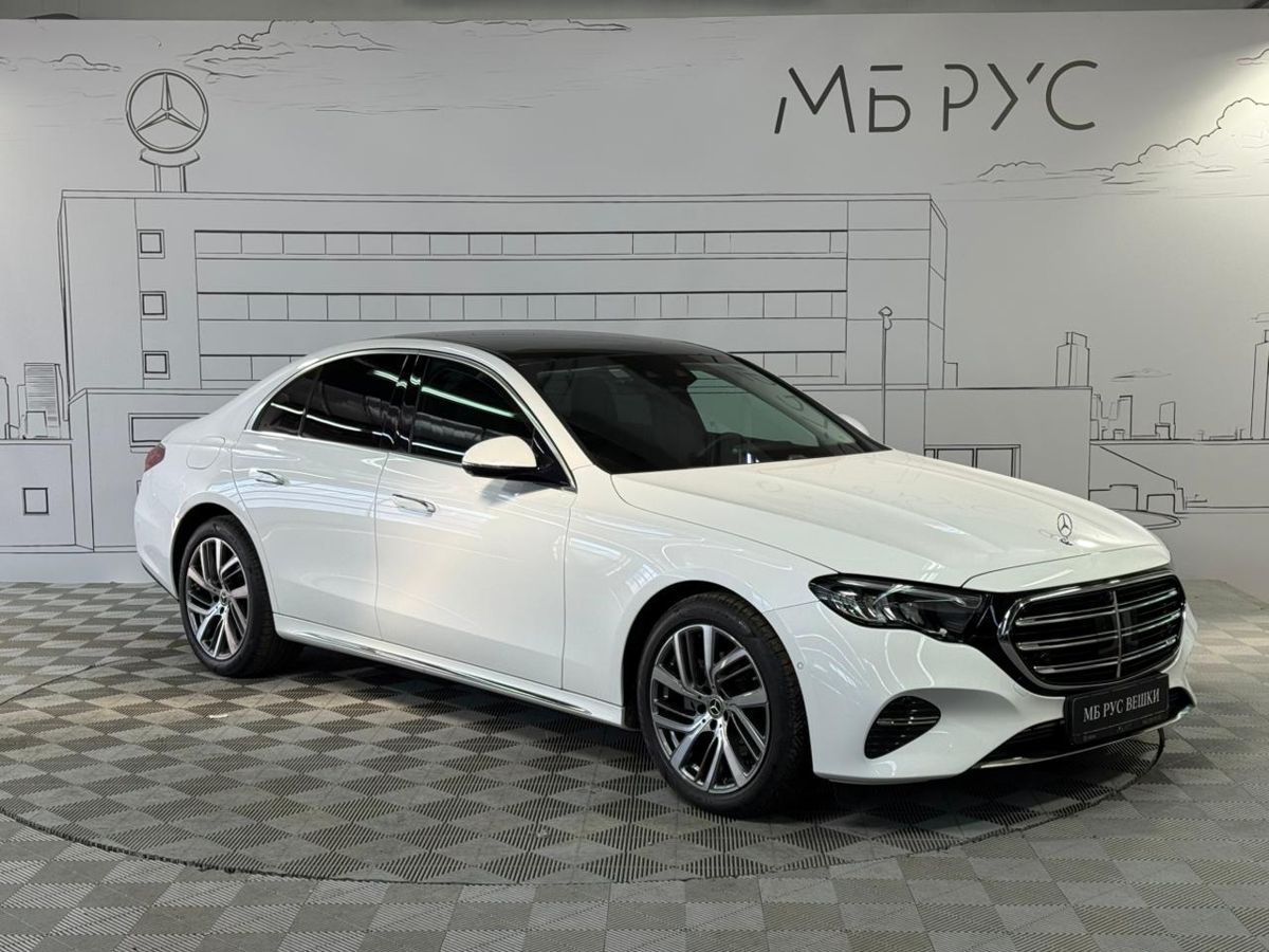 Автомобиль Mercedes-Benz E-Класс VI поколение (W214/S214) 2.0d AT 4Matic (197 л.с.) Base Белый 2024 с пробегом 5 335 км