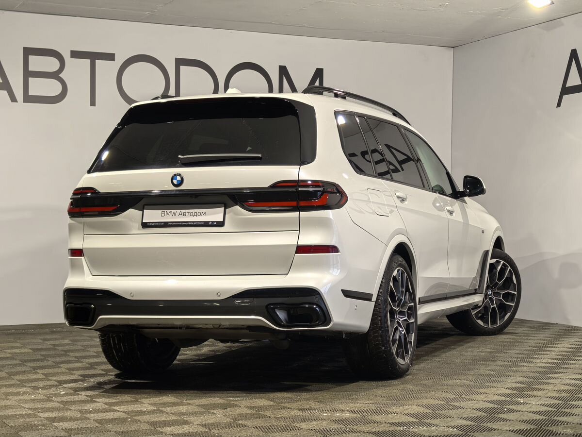 Автомобиль BMW X7 I (G07) [рестайлинг] 3.0d AT 4WD (340 л.с.) M Sport Pro Белый 2025 с пробегом 15 611 км