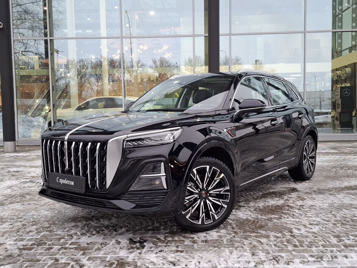 Автомобиль Hongqi HS5 I [рестайлинг] 2.0 AT 4WD (245 л.с.) Flagship Pro Чёрный 2023 с пробегом 28 788 км