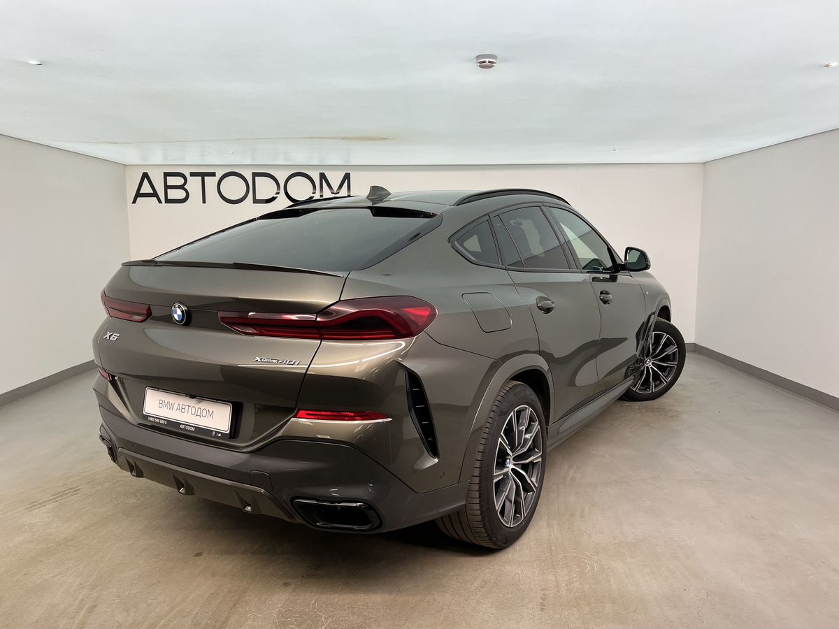 Автомобиль BMW X6 III поколение (G06) 3.0 AT 4WD (340 л.с.) M Sport Pure Зелёный 2020 с пробегом 130 293 км