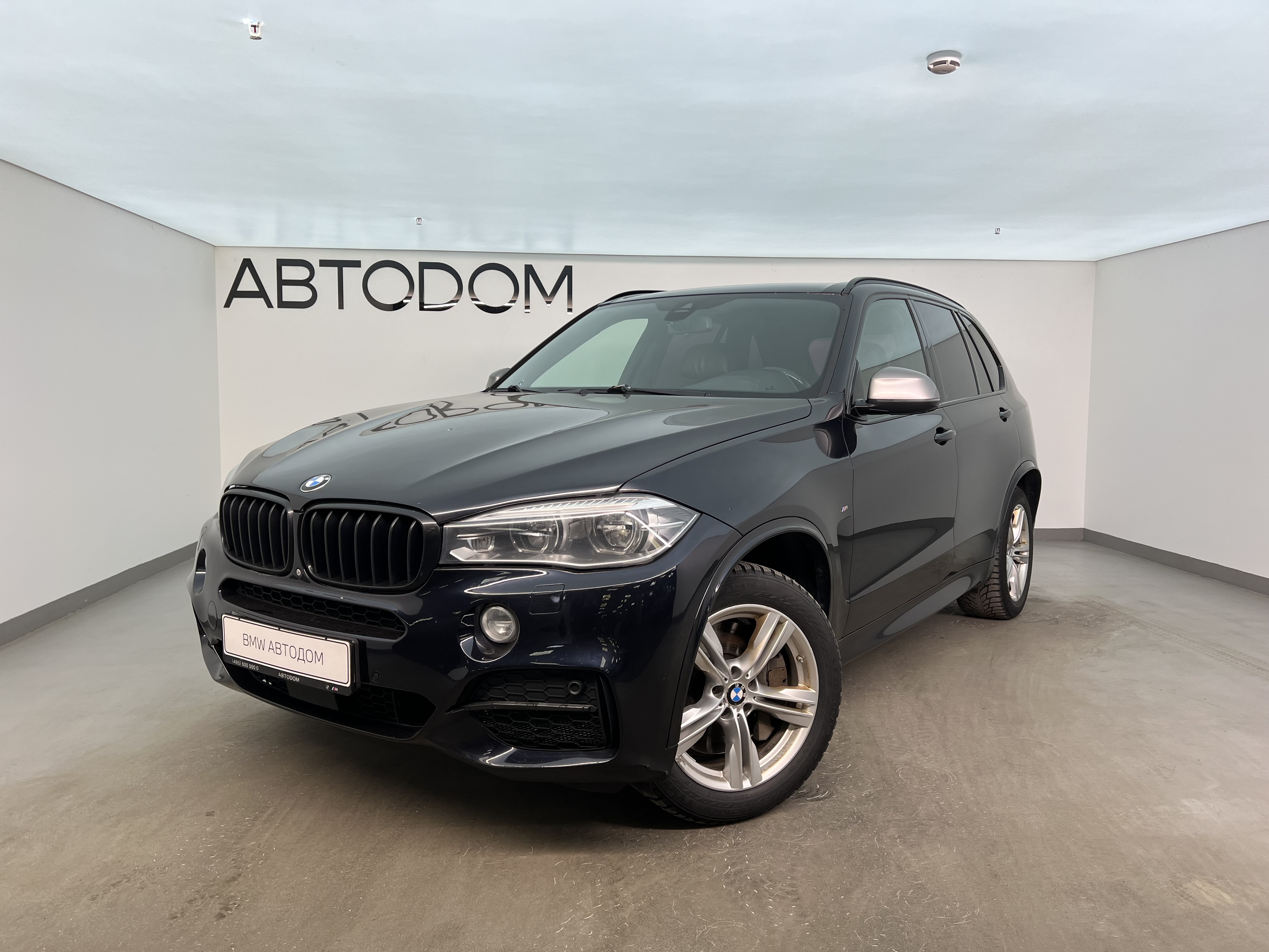 Автомобиль BMW X5 III поколение (F15) M50 3.0d AT 4WD (381 л.с.) Base Чёрный 2016 с пробегом 332 897 км
