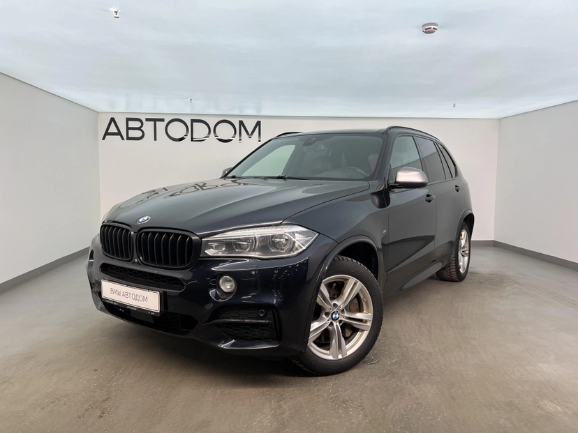 Автомобиль BMW X5 III поколение (F15) M50 3.0d AT 4WD (381 л.с.) Base Чёрный 2016 с пробегом 332 897 км