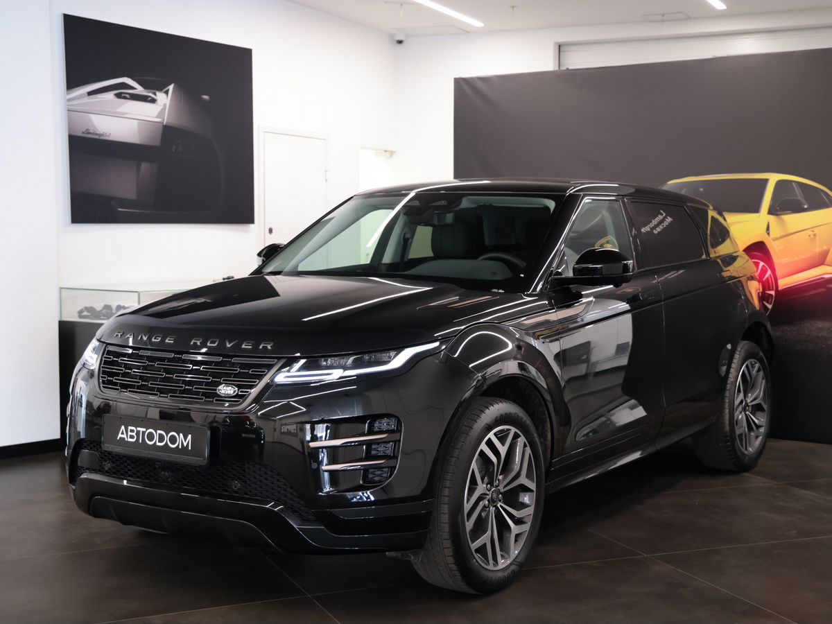 Автомобиль Land Rover Range Rover Evoque II [рестайлинг] 2.0 AT 4WD (249 л.с.) SE Чёрный 2025 с пробегом 30 км