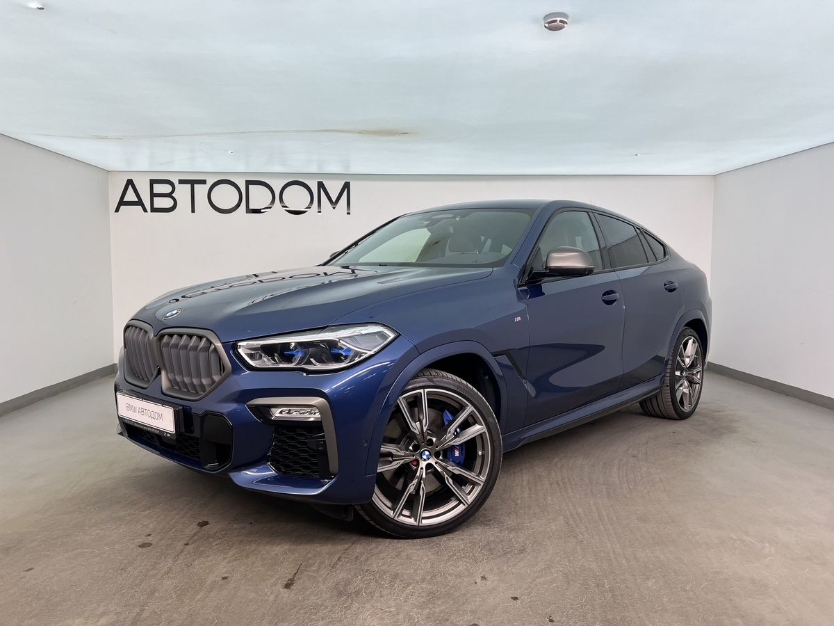 BMW X6 III поколение (G06) 3.0d AT 4WD (400 л.с.) M Special Синий 2020 с пробегом 38 650 км