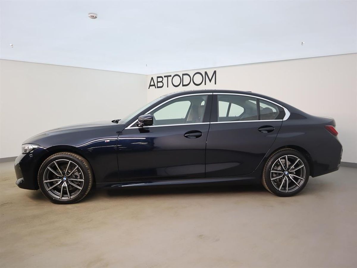 Автомобиль BMW 3 серии VII (G20/G21/G28) [2-й рестайлинг] 2.0 AT (184 л.с.) Base Чёрный 2024 