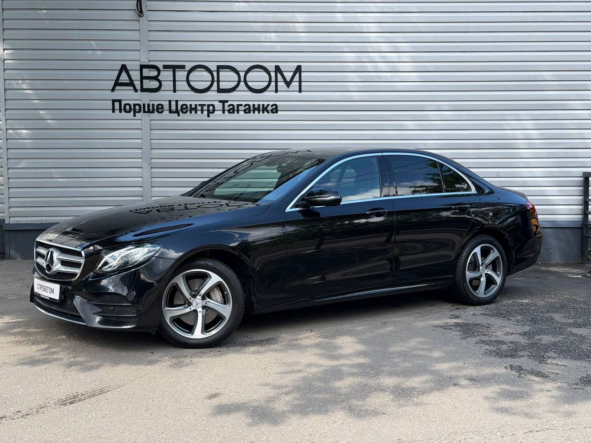 Mercedes-Benz E-Класс V поколение (W213/S213/C238) 200 2.0 AT 4Matic (184 л.с.) Sport Чёрный 2018 с пробегом 80 836 км