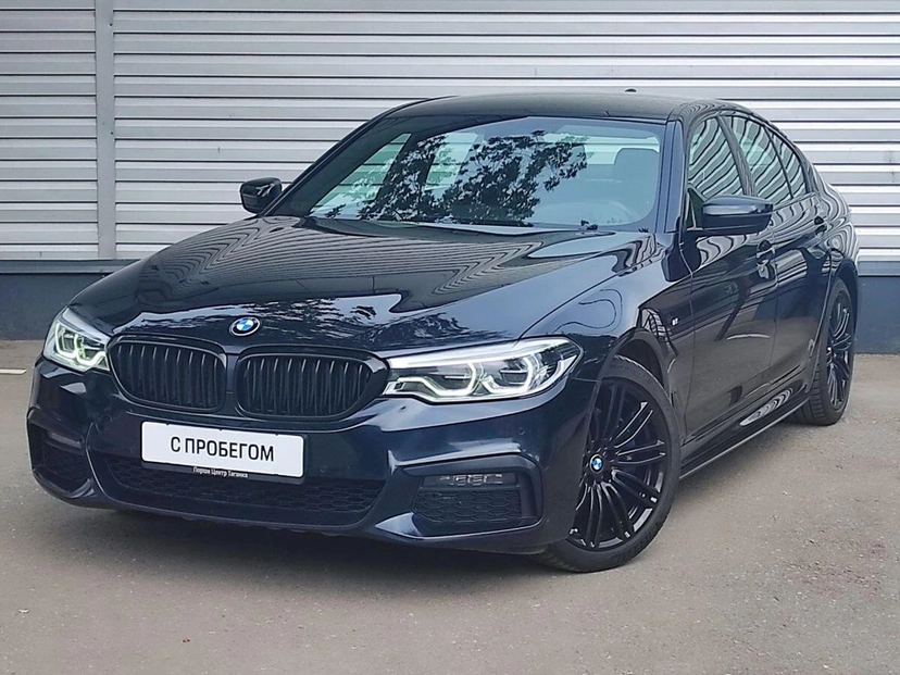Автомобиль BMW 5 серии VII поколение (G30/G31) 530 3.0d AT 4WD (249 л.с.) M Sport Pro Чёрный 2018 с пробегом 154 560 км