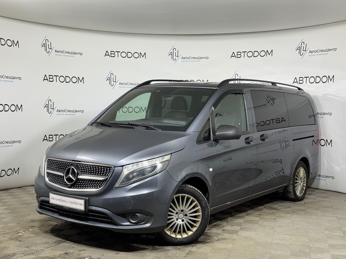 Автомобиль Mercedes-Benz Metris I поколение 2.0 AT (211 л.с.) Base Серый 2017 с пробегом 271 967 км