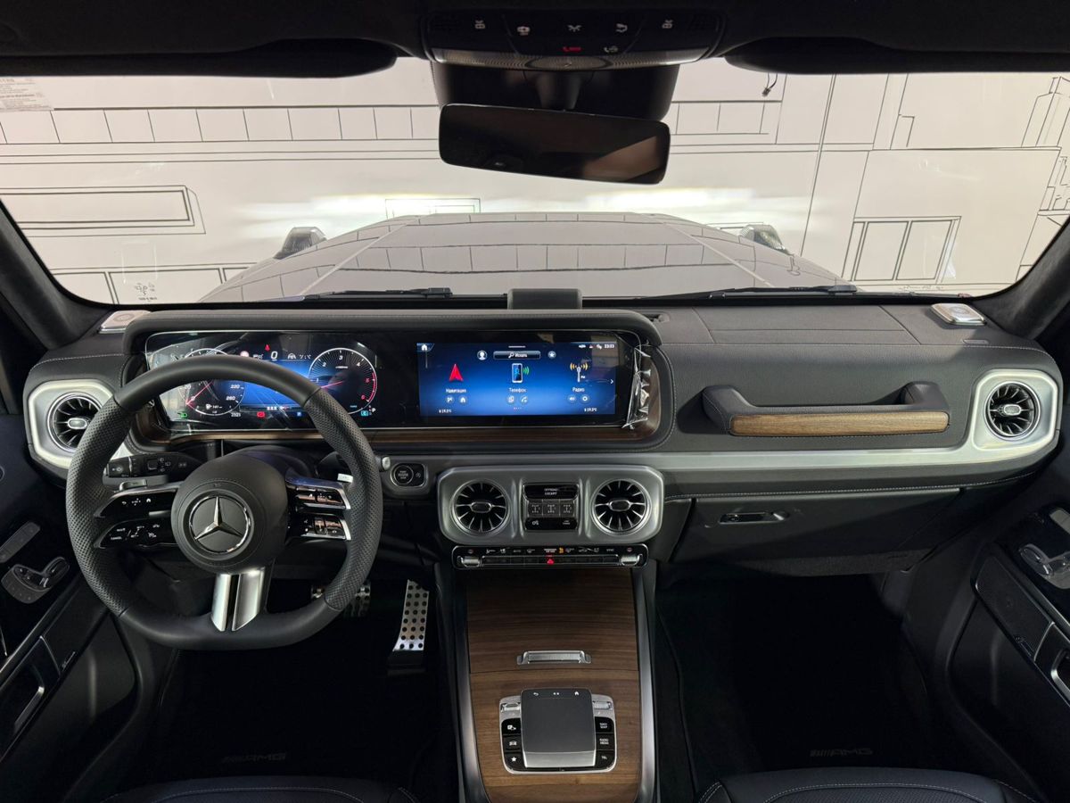 Автомобиль Mercedes-Benz G-Класс III (W463) [рестайлинг] G 450 3.0d AT 4Matic (367 л.с.) G 450 d AMG Line Чёрный 2025 с пробегом 35 км