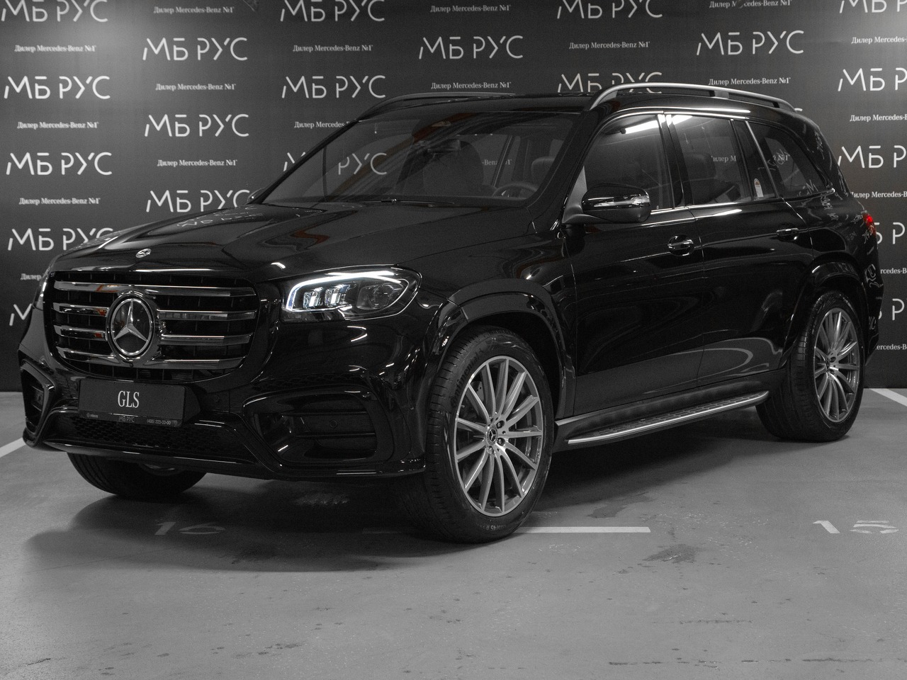 Mercedes-Benz GLS II (X167) [рестайлинг] 450 3.0 AT 4Matic (381 л.с.) Base Чёрный 2026 