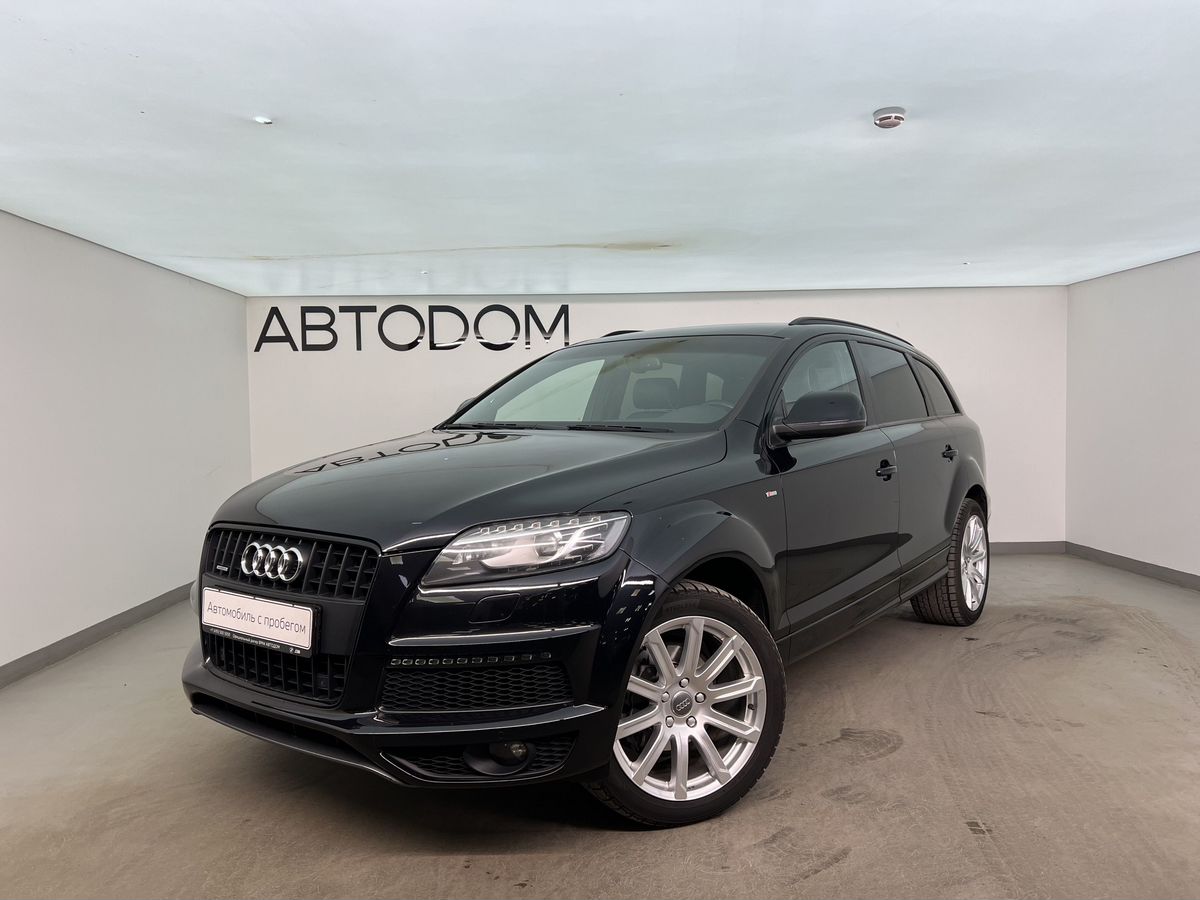 Audi Q7 I (4L) [рестайлинг] 3.0d AT 4WD (245 л.с.) Base Чёрный 2013 с пробегом 169 305 км