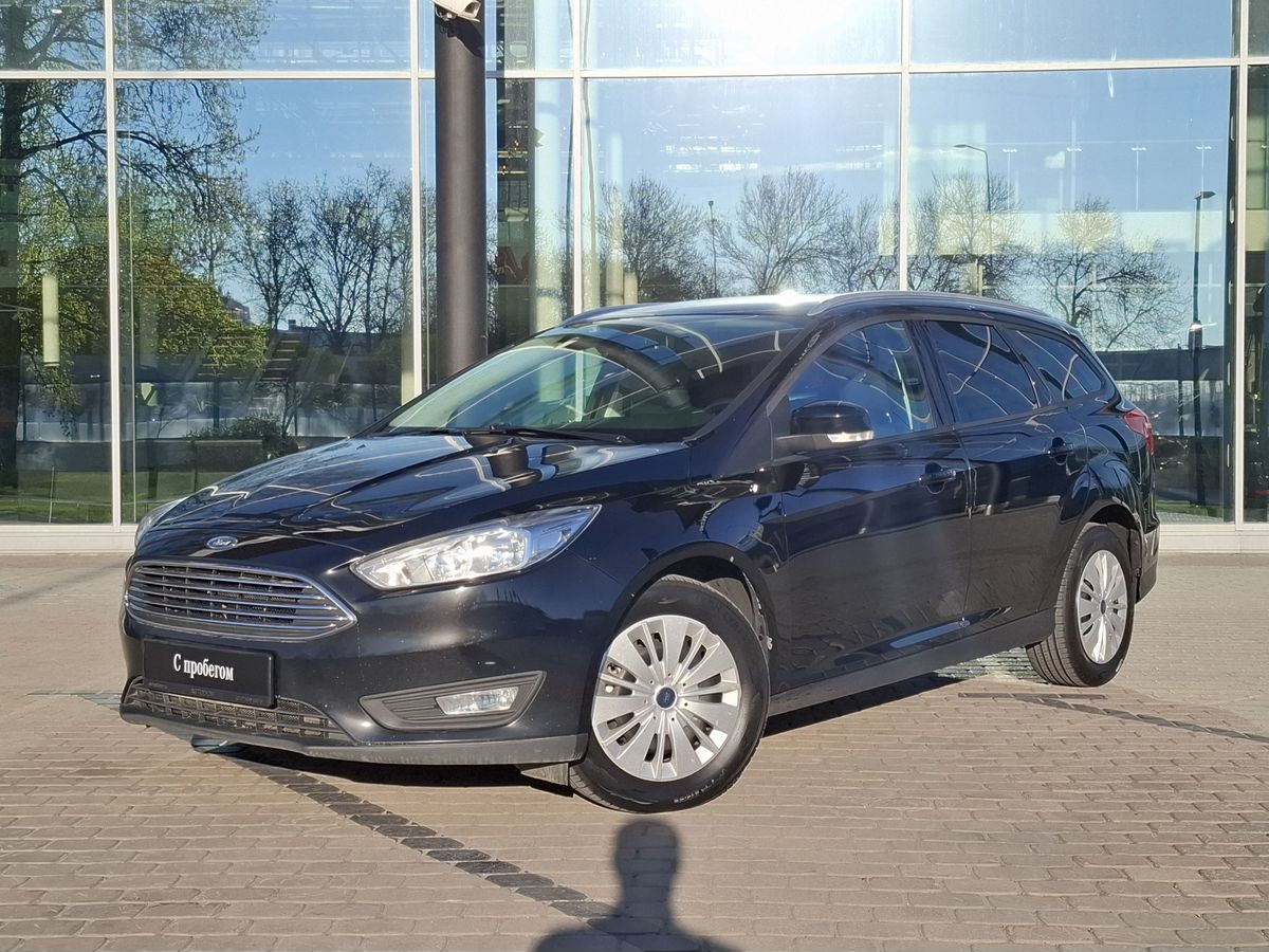 Автомобиль Ford Focus III [рестайлинг] 1.6 AMT (125 л.с.) Trend Plus Чёрный 2019 с пробегом 160 314 км