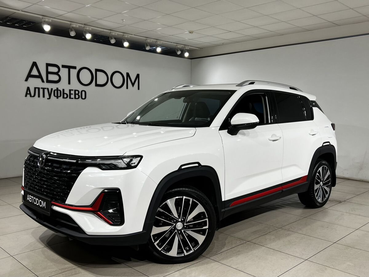 Changan CS35 Plus I [рестайлинг] 1.4 AMT (150 л.с.) Техно / Tech Белый 2024 с пробегом 54 280 км