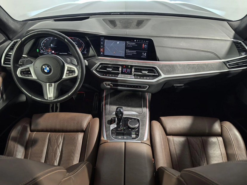 Автомобиль BMW X7 I поколение (G07) 3.0d AT 4WD (249 л.с.) M Sport Pro Чёрный 2021 с пробегом 66 347 км